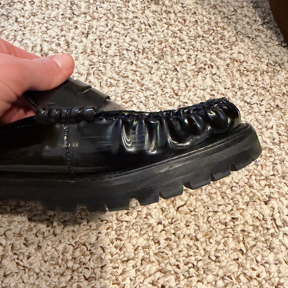 Steve Madden Madelyn Patent Penny Loafers - Picture 6 of 7